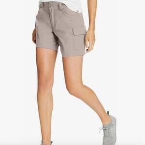 Eddie Bauer Women's Cargo Shorts Hiking Travel Everyday Casual Khaki 16‎